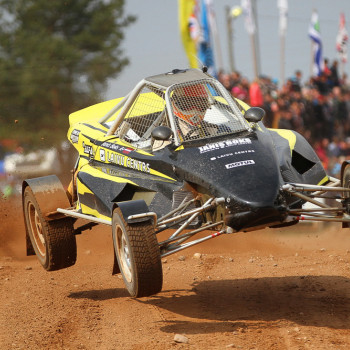 FOTO: Latvijas autokrosa čempionāta 1.posms Smiltenē - 4rati